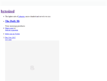 Tablet Screenshot of bytesized.labnotes.org